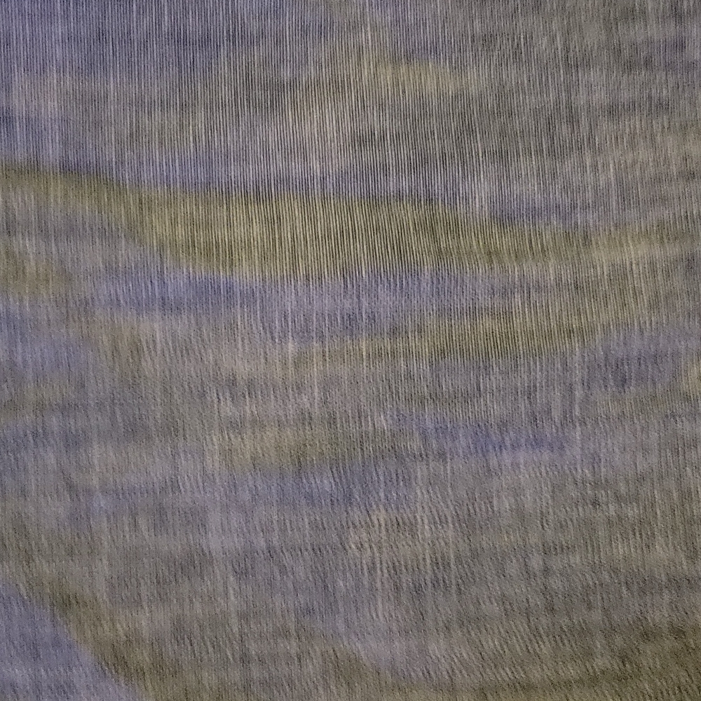 Lands' End blue chambray mid rise stretch shorts 4 pockets belt loops sz 10 EUC… - Picture 2 of 6